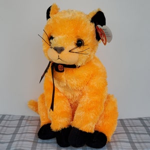 Orange Cat Beanie Baby TY Beanie Baby MANGO The Gold Striped Cat