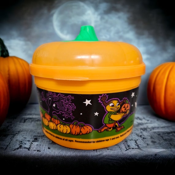 McDonalds Happy Meal Halloween Candy Bucket 1999 w/Co… Gem