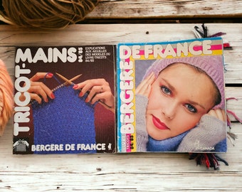 Bergère de France Livre tricot et Explications 84/85 Knitting French Book