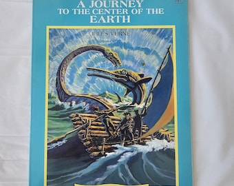 A Journey to the Center of the Earth Jules Verne Raymond James Troll Illustrated Classics TBP 1990