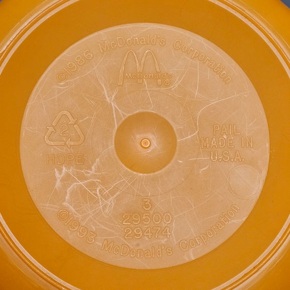 McDonalds Happy Meal Halloween Candy Bucket 1999 w/Co… Gem