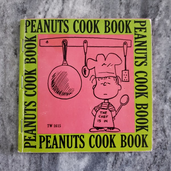 Peanuts Cookbook Etsy