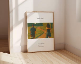 Normal People Poster Digital Download, Paul Mescal, Printable Wall Art, Poster Wall Art, Movie Print, Movie Poster, Normal People TV Show