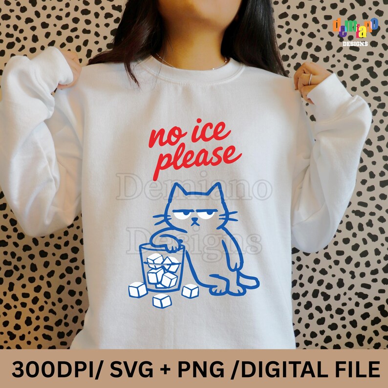 No Ice Please Funny Raccoon PNG SVG, Funny Anti Ice Drink Png, Ir, Pro ...