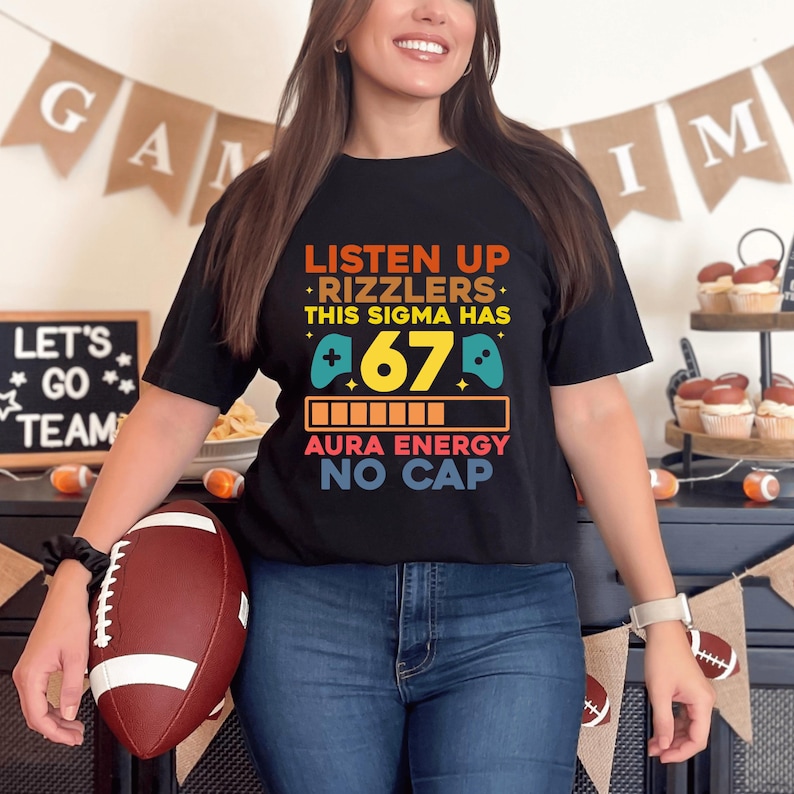 Listen up Rizzlers This Sigma Has 67 Aura Energy No Cap SVG PNG, Funny ...