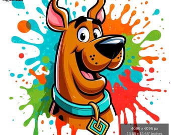 Cartoon Character Png - Animated Series- Digital design file for sublimation - Cute Dog - High Resolution Instant Digital PNG Download