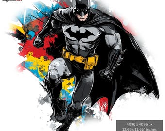 Movie Character Png - The Dark night - Digital design PNG file for sublimation - SuperHero - High Resolution -Instant Digital PNG Download
