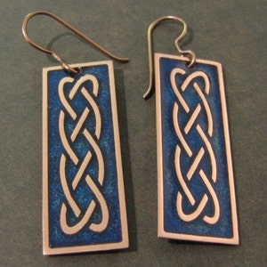 Long Interlace Earrings image 2