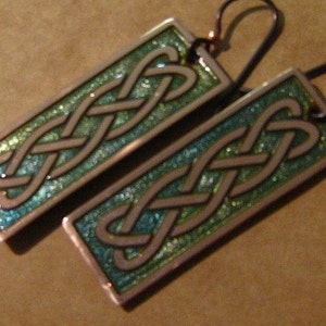 Long Interlace Earrings image 3