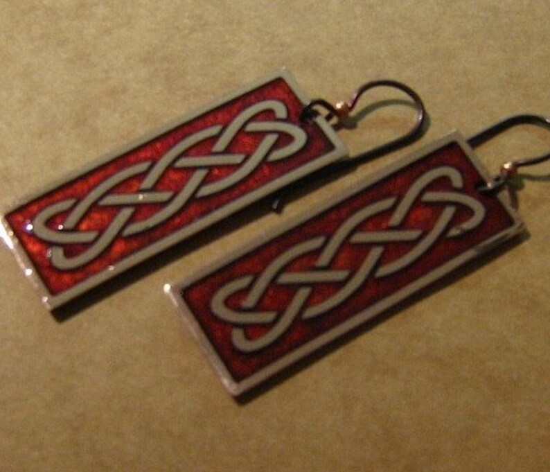 Long Interlace Earrings image 4