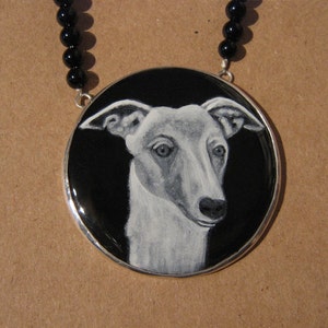 Spirit Hound in Grisaille Enamel Technique