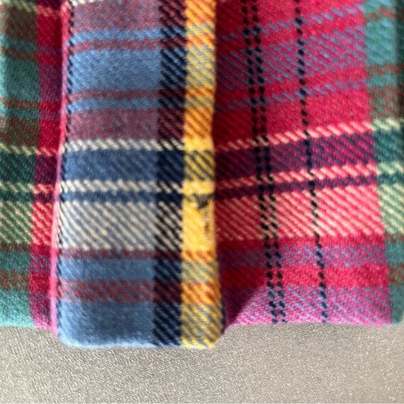 Womens Vintage Eighties 80s Tartan Plaid Scottish… - image 9