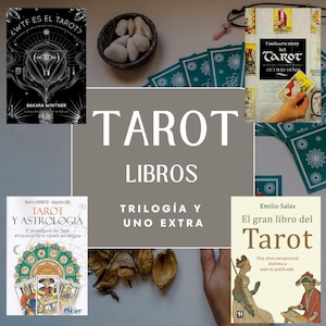 Paquete de Libros de Tarot en Español, en PDF Vol. 3 - 4 Ejemplares para Principiantes y Avanzados, Guía de Lecturas y Autoconocimiento