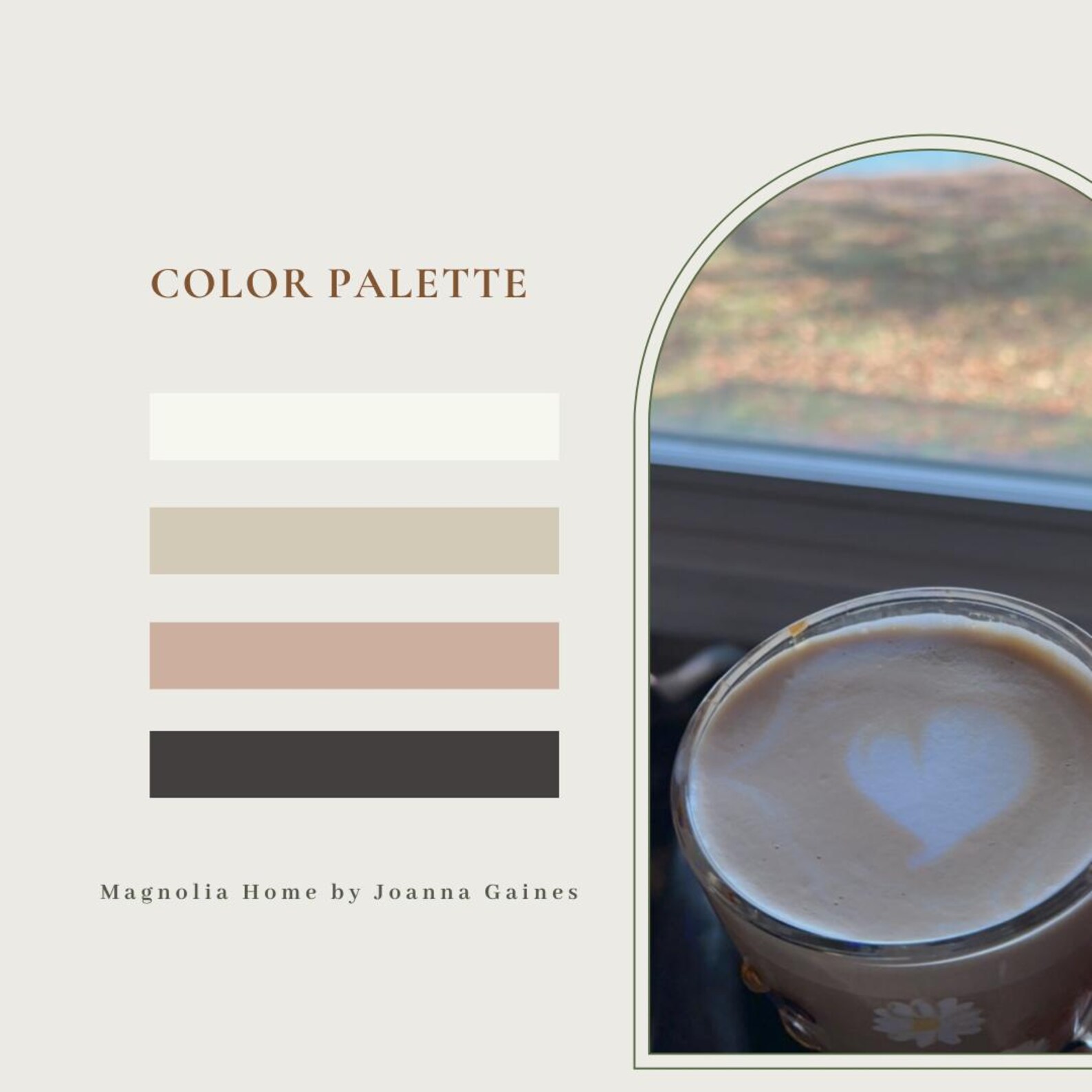Neutral Color Palette: Magnolia Home by Joanna Gaines - Etsy