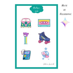 Grappige sticker, Cool Vibe-sticker, vinylsticker, laptopsticker, TikTok trending, moderne stickers, bff, heden, dagboekstickers, plannerstickers