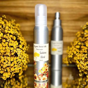 Organic Helichrysum Hydrosol (Immortelle) | Gentle Facial Mist & Toner for Sensitive Skin | Corsican Floral Water