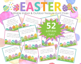 Easter Treasure Hunt - Outdoor Easter Treasure Hunt - Indoor Easter Treasure Hunt - Outdoor Easter Scavenger Hunt - Easter Scavenger Hunt