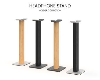 Headphone Stand Wood | Headphone Holder | Wooden Stand For Headphones | Headphone Hanger | Desk Accessories