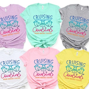 Cruising Cousins Crew Shirt, Cruising Shirt, Cruise Vacation Matching Cousin Gift, Cruise Vacation Shirt for Cousins, Cousin Trip T Shirt