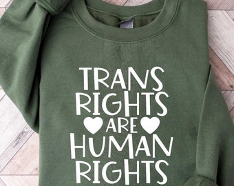 Trans Right Are Human Rights Shirt, LGBTQ Shirt, LGBTQ Rights Shirt, Trans Rights Shirt, Pride Shirt, Proud Shirt, Pride Month, Human Rights