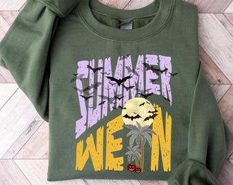 Summerween Sweatshirt: Funny Halloween in Summer, Spooky Vibes