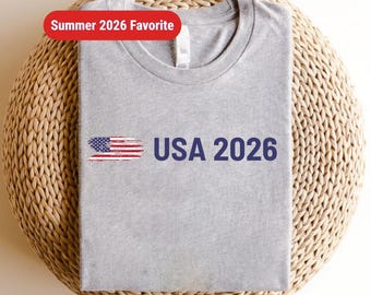 USA 2026 Football Shirt Gift For Dad, Summer 26 Soccer Fan Merch