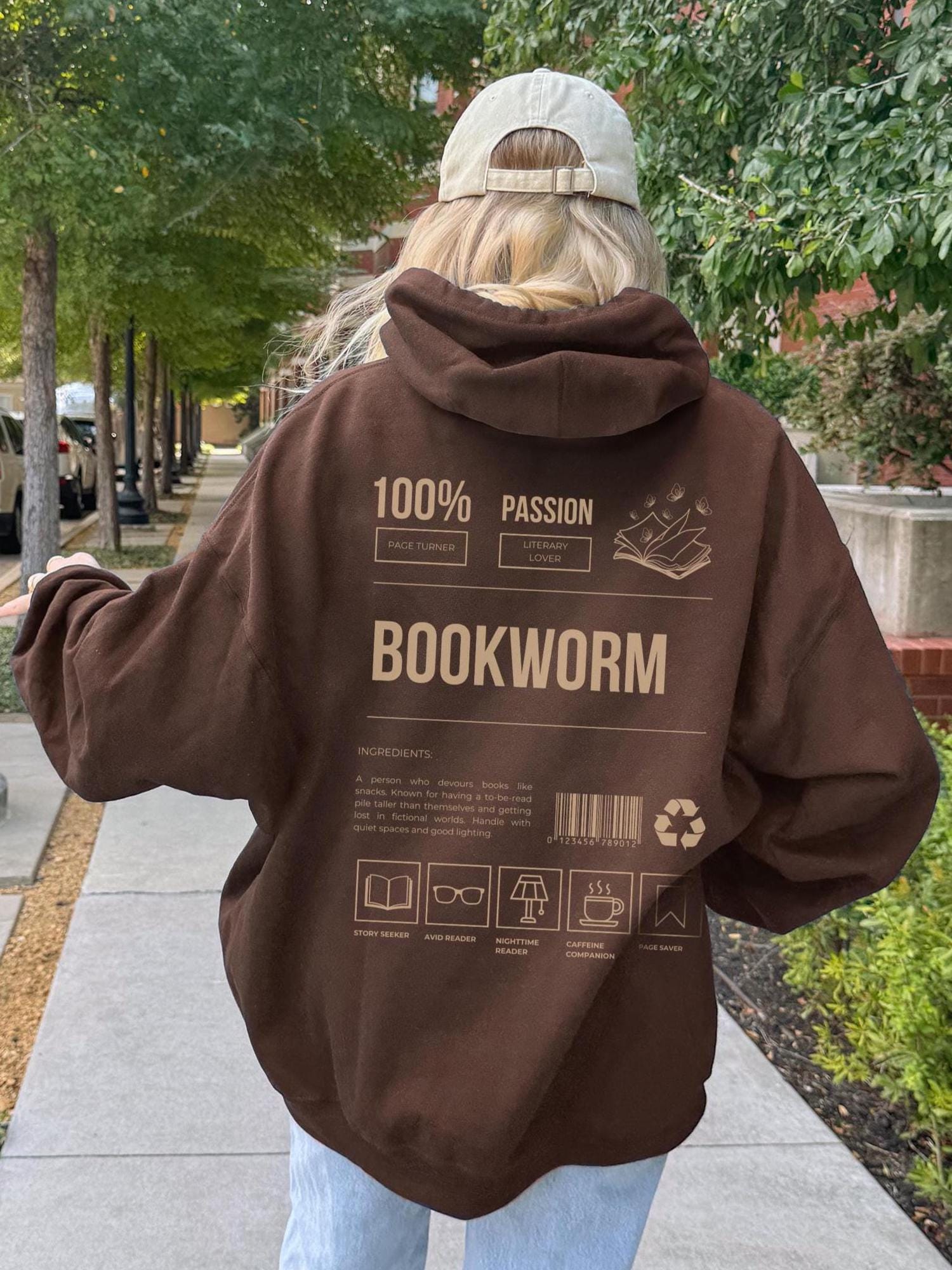 Book Worm Unisex Hoodie