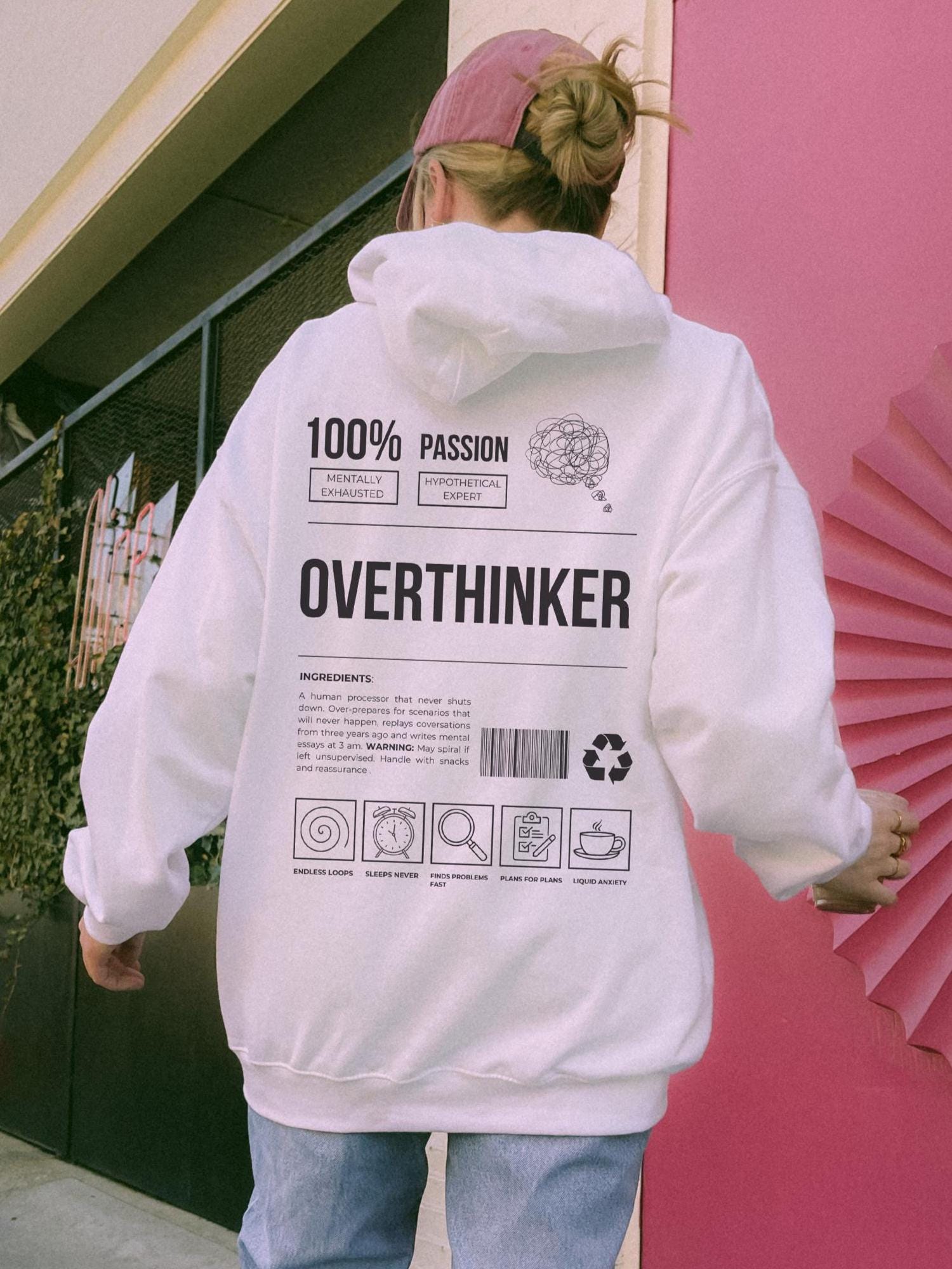 Overthinker Hoodie - All the Feels Collection