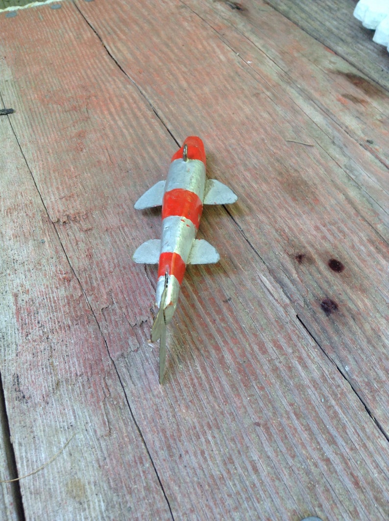Vintage Hand Made Ice Fishing Decoy Etsy