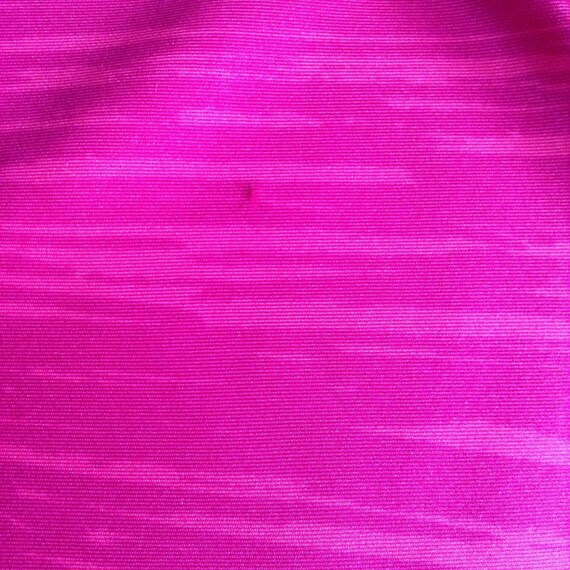 Vintage hot pink Balenciaga silk scarf made in Fr… - image 3