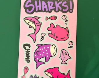 Shark Sticker Sheet