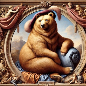 Pet Portrait From Photo | Custom Funny Canvas | Royal Pet Portrait | Digital Art | Pet Portrait Art Design