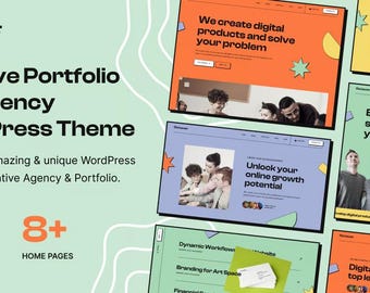 Calmer - Creative Agency & Portfolio WordPress Theme | Elementor Compatible | Modern Design | One-Click Demo Import