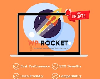WP Rocket Plugin | Website Speed Optimization (Instant Download)
