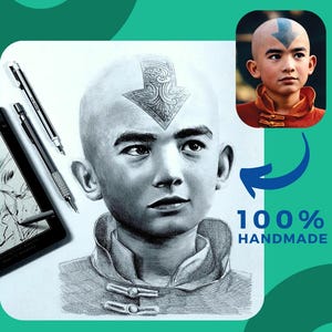 Graphite Portraits | Custom Hand-Drawn Pencil Drawing | From Photo
