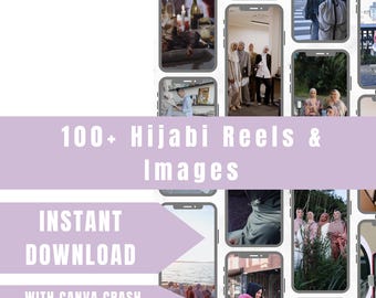 Hijabi Reels & Photo Bundle | Muslim Social Media (Digital Download)