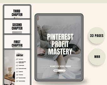 Pinterest Marketing Guide | Passive Income Ebook, MRR/PLR (Digital Download)