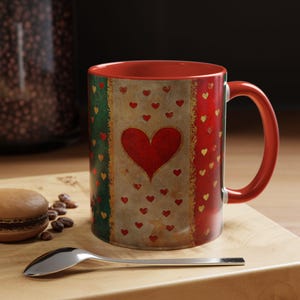 Iranian Heart Flag Coffee Mug, Persian Gift, Persian Flag Mug, Iran Pride Drinkware, Middle Eastern Home Decor, Patriotic Tea Cup