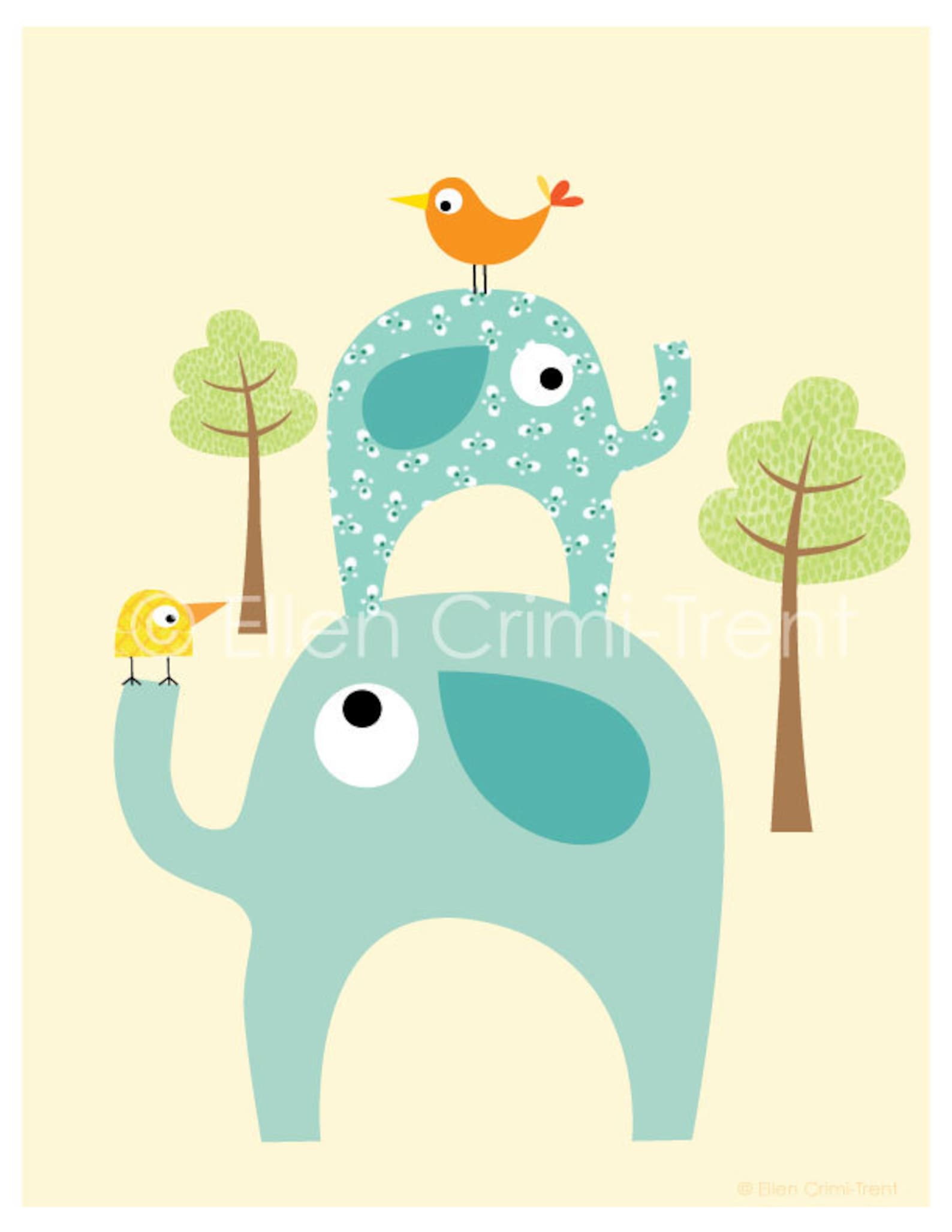 Kids Wall Artzoo Animal Print Setnursery Decor Etsy