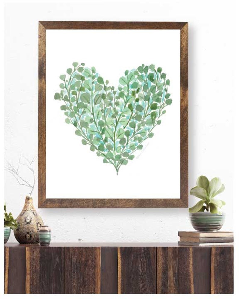 Eucalyptus Wall Art/ Greenery Wall Decor/ Botanical Wall Art/ Etsy