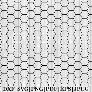 Honeycomb Pattern Svg, Seamless Beecomb Pattern, Seamless Hexagon Pattern Svg, Honeycomb Pattern Cut File, Honeycomb Pattern Vector Svg File