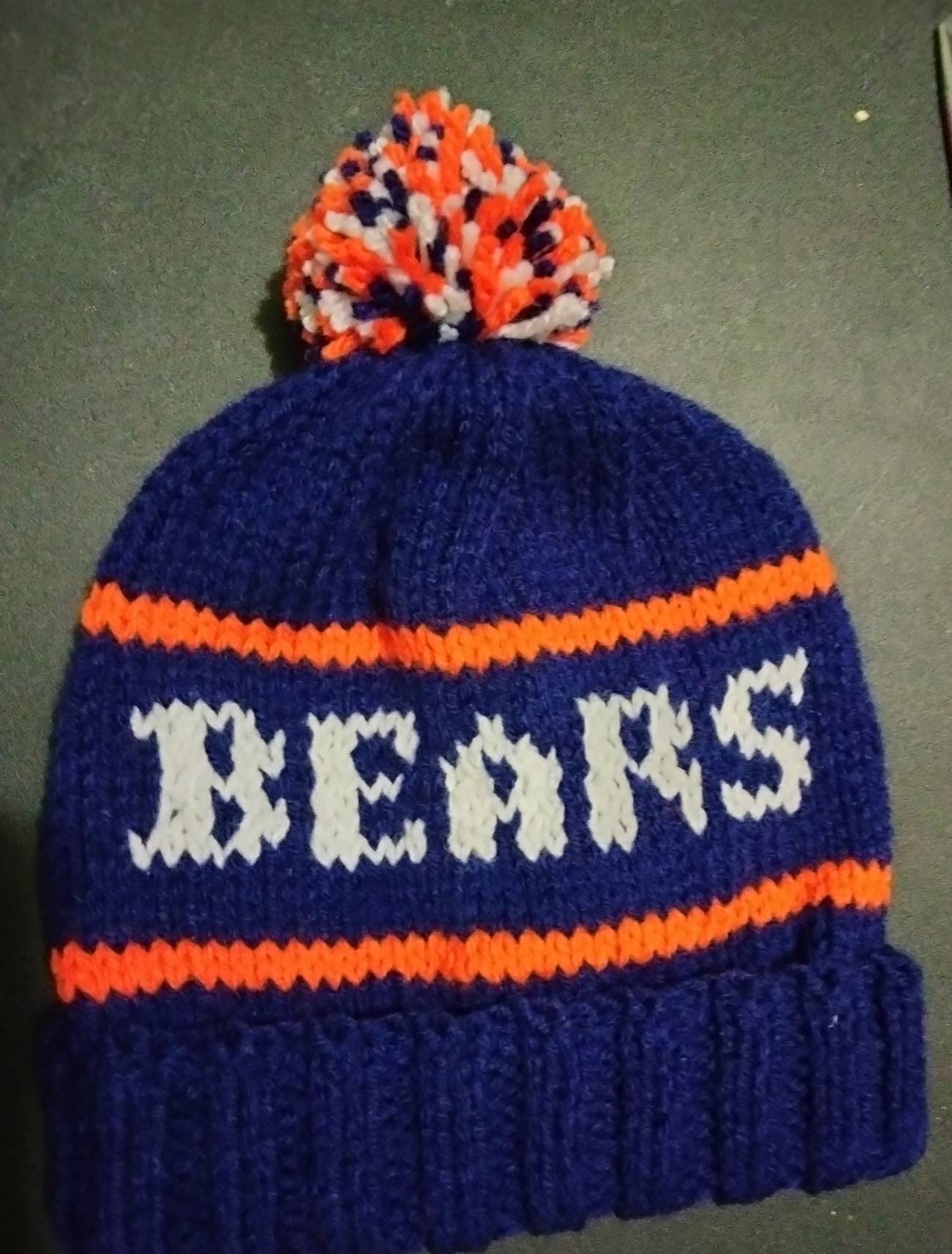 chicago bears knitting patterns