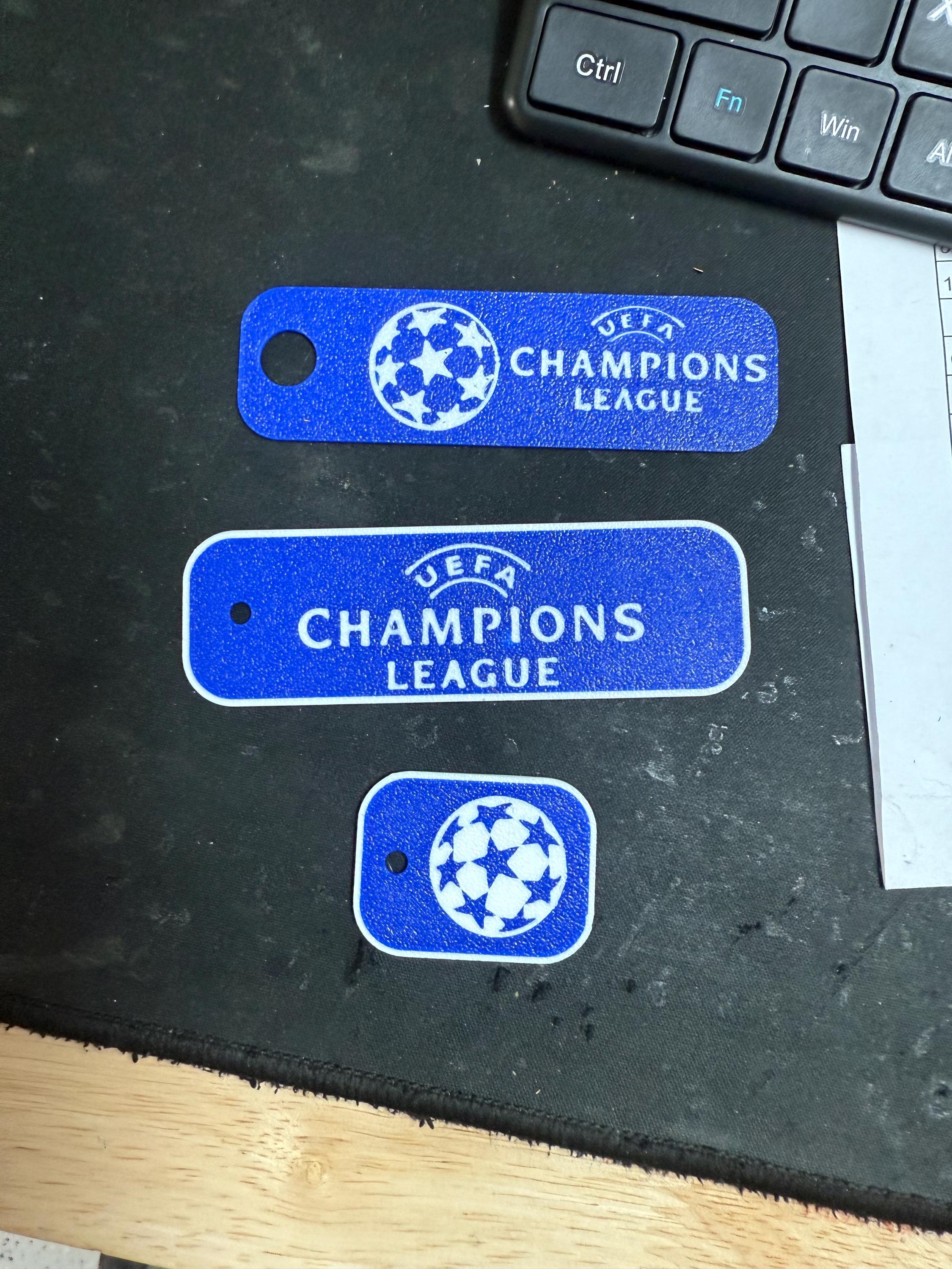 Custom NFC Keychain Instant UEFA Champions League Scores via