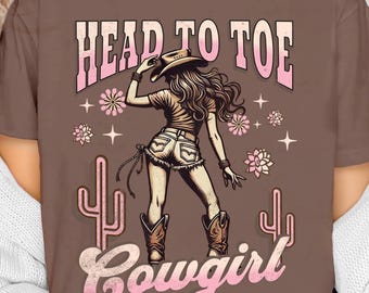 Rustic Cowgirl Comfort Colors Tee | Sassy Western Shirt