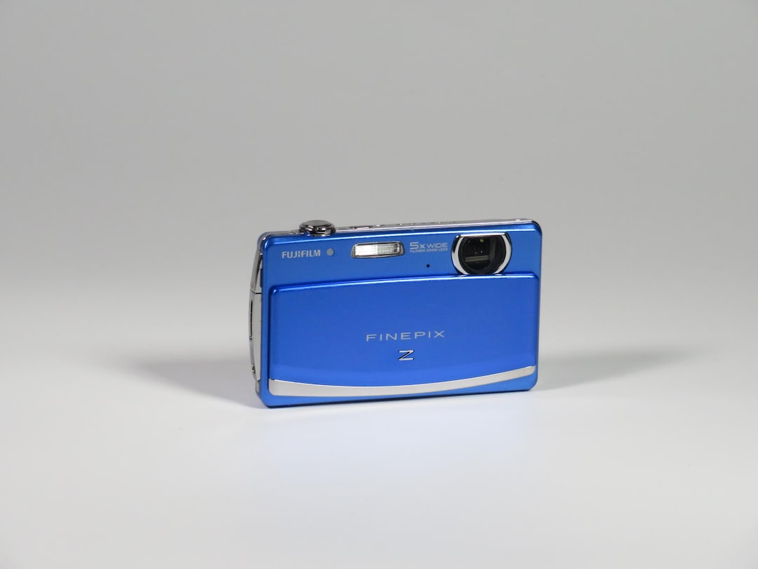 Blue Fujifilm Finepix Z90, Y2K Touchscreen Digital Camera Bundle