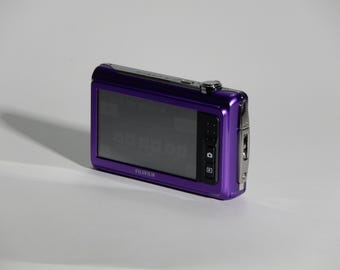 Purple Fujifilm Finepix Z90 Touchscreen Y2K Digital Camera W