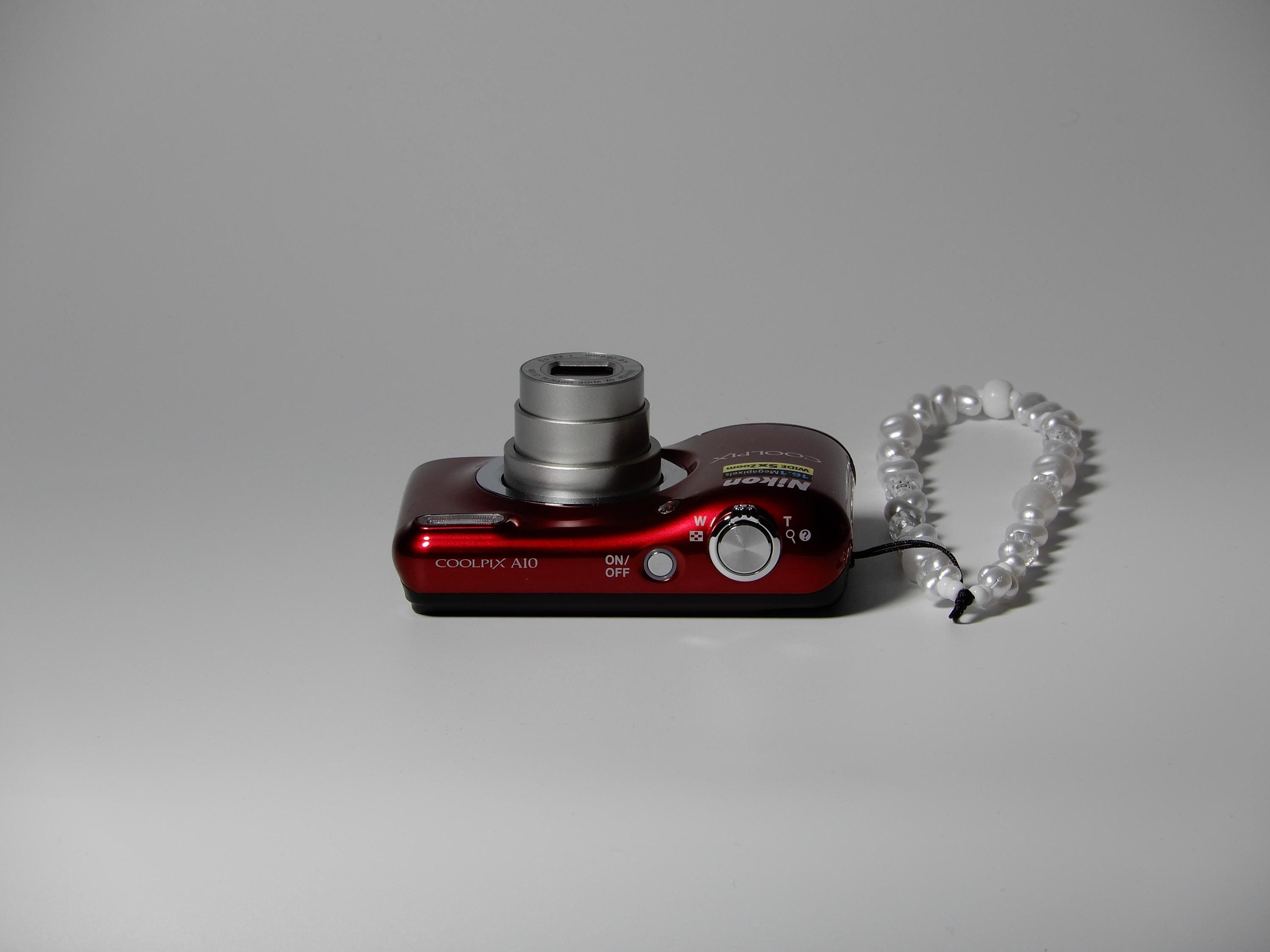 Buy Red Nikon Coolpix A10 Digital Camera Y2K Bundle Online in