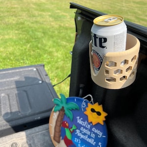 Toyota Truck Bed Rail Cup Holder with Easy Install! New Multi-Color Option Available! Make an Offer!