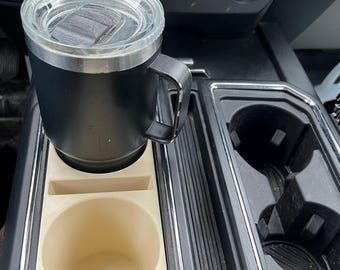 Cup Holder/Pen Holder for Ford F-150 (2015-2020, Gen 13) Front Center Console Pocket – Easy Install & Multi-Color Options!