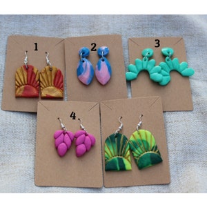 Dangle earrings